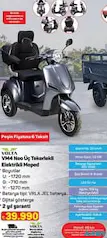 VOLTA VM4 NEO ÜÇ TEKERLEKLİ ELEKTRİKLİ MOPED MOTOSİKLET VOLTA VM4 NEO ÜÇ TEKERLEKLİ ELEKTRİKLİ MOPED MOTOSİKLET